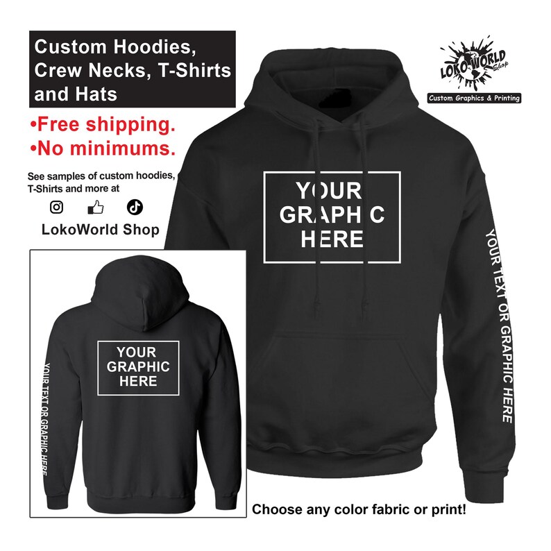 MOUNTAIN HUN HOODIE / BLK main image 1