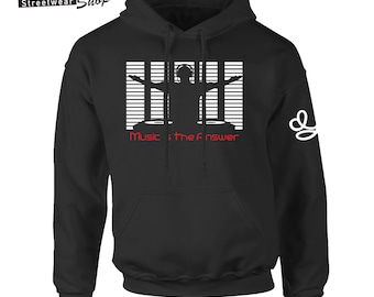 Dj, Deejay, Music is the Answer, Black Hoodie