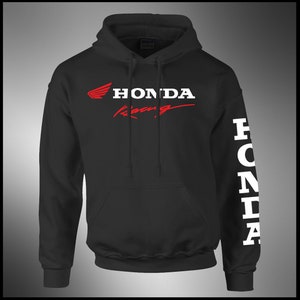 Honda Racing Negra / con Capucha - Etsy España