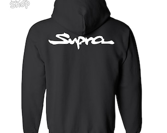 GR Toyo. Gazoo Racing, Back print Supra, (Custom Requested)  Unisex Black hoodie