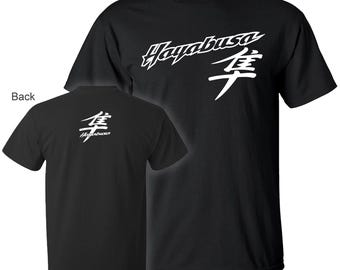 Hayabusa Bike Racing Unisex Black T-shirt