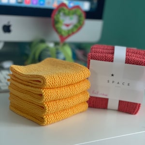 Knit Cotton Kitchen Cloths: Sustainable Elegance for Your Home