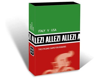 Allez! Allez! Allez! Italy Versus...? G.O.A.T. Card game for cycling enthusiasts