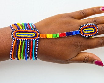 African beaded bracelets, Zulu Bracelets, Maasai Wrist bracelets, Beaded Cuff bracelets, Women jewelry, Christmas gift for her, Moms gift