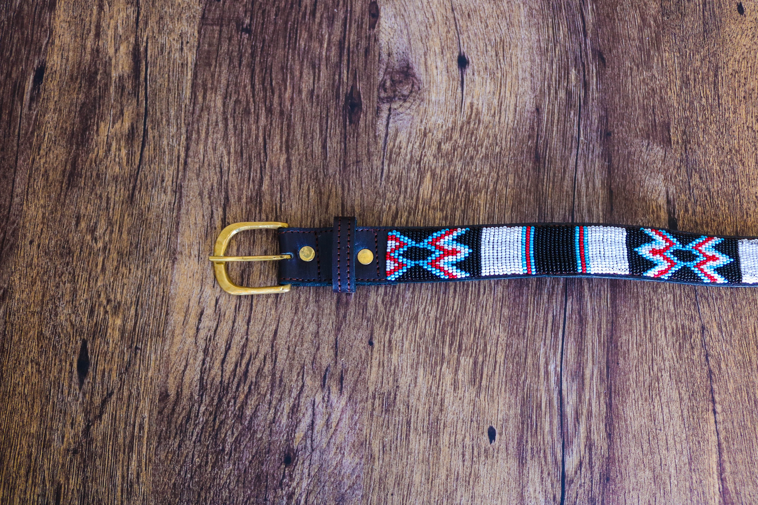 African Beaded Belt Leather Belt Handmade Belt Masai Beaded | Etsy
