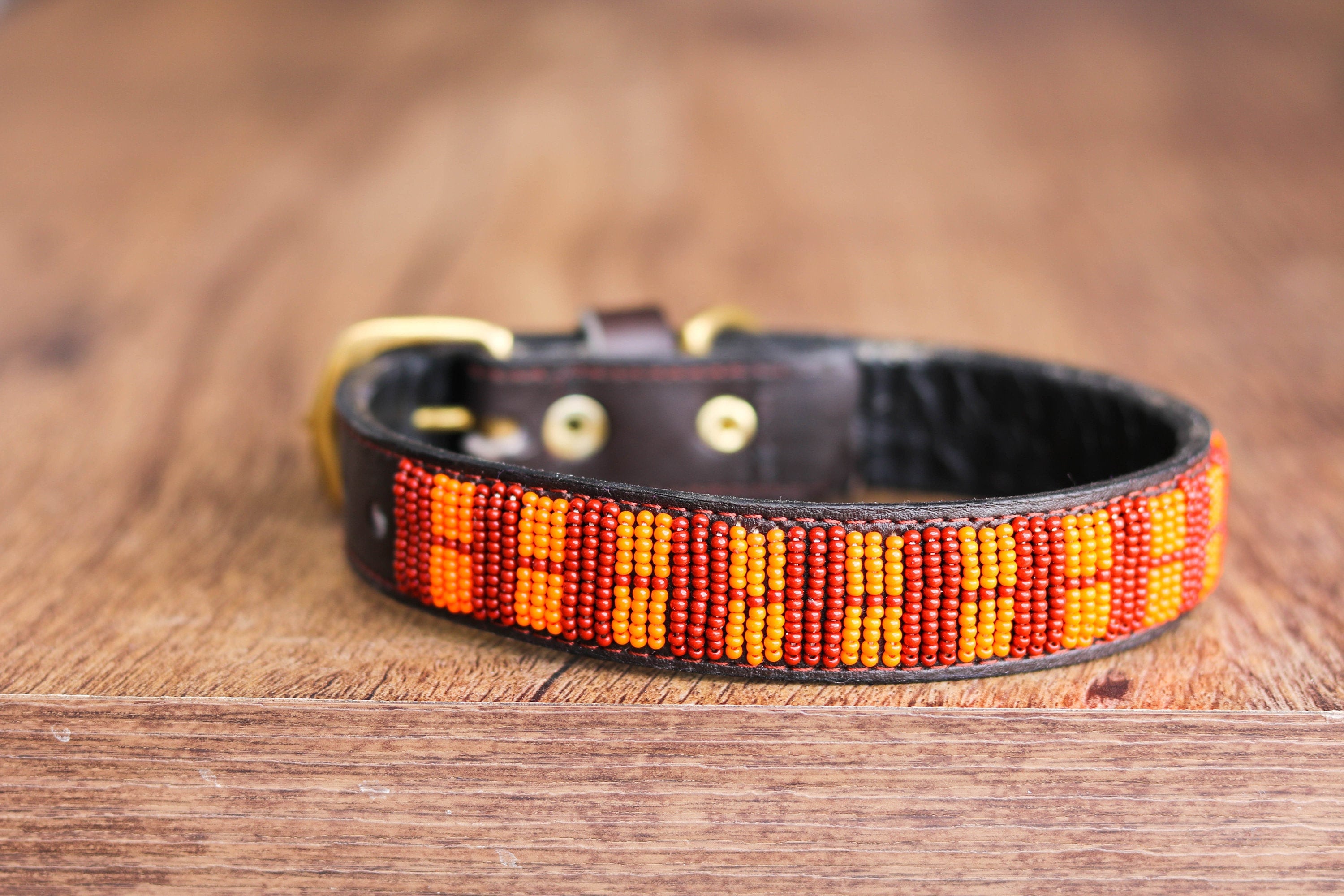 African Beaded Collar Handmade Dog Collar Maasai collar Etsy
