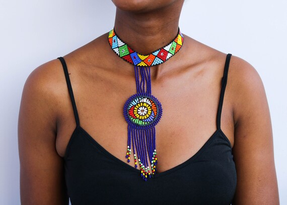 Zulu choker best sale necklace