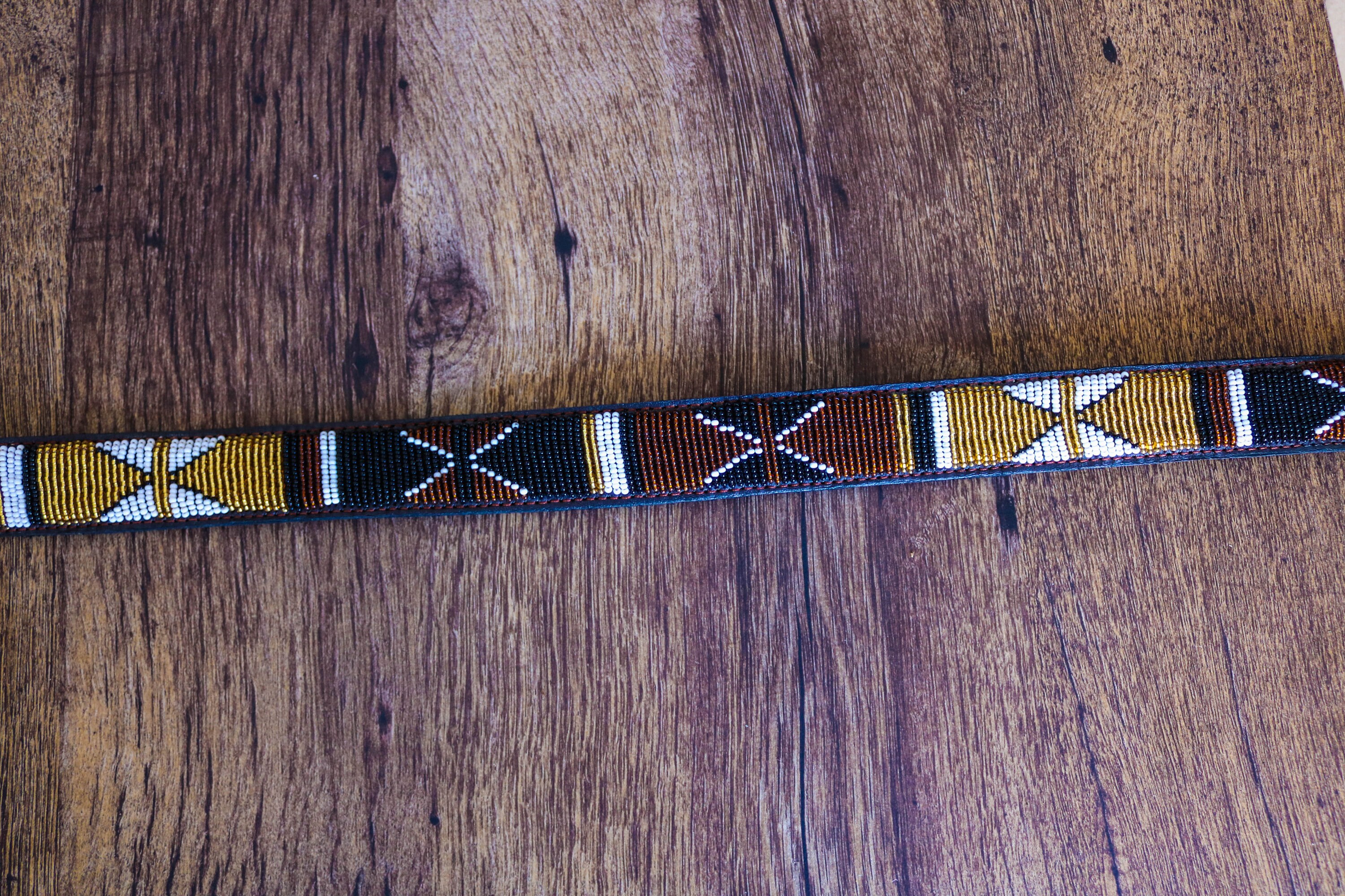 Maasai Beaded Belt Leather Belt Handmade Belt African Etsy