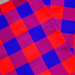 African Maasai Shuka, Maasai Fabrics , Kenyan Kikoy , African Print , African Fabric, African Throw blanket, Safari blanket, Sarong image 3