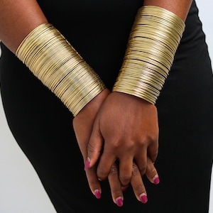 African Brass necklace, Brass Jewelry, Brass Choker Necklace, Brass drop earrings, Brass Cuff bracelets, Christmas Gift , Moms gift Two Bracelets