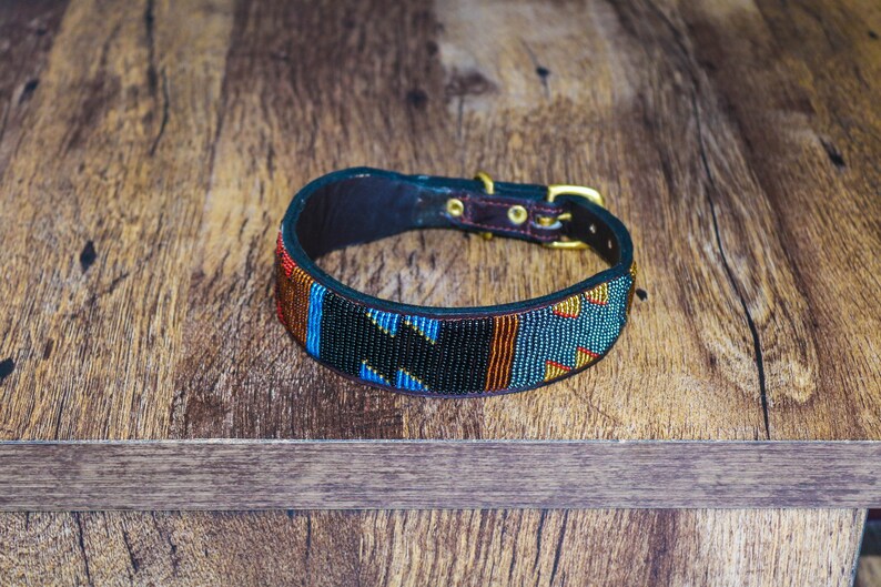 thumbnail interactive-video image 1 of Hand Tanned Leather Whippet Dog Collar – Carved, For Greyhounds & Lurchers By Autumnn Equestrian 1 of 5