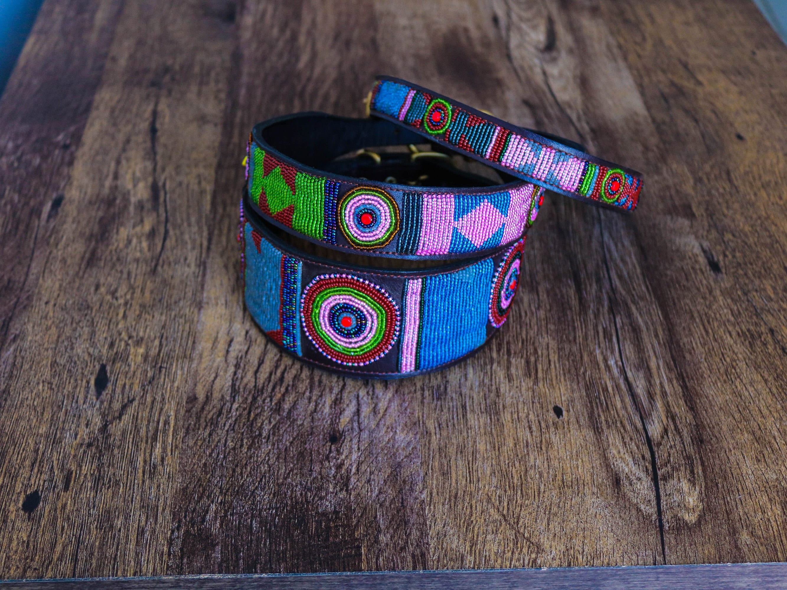 Beaded sales whippet collar