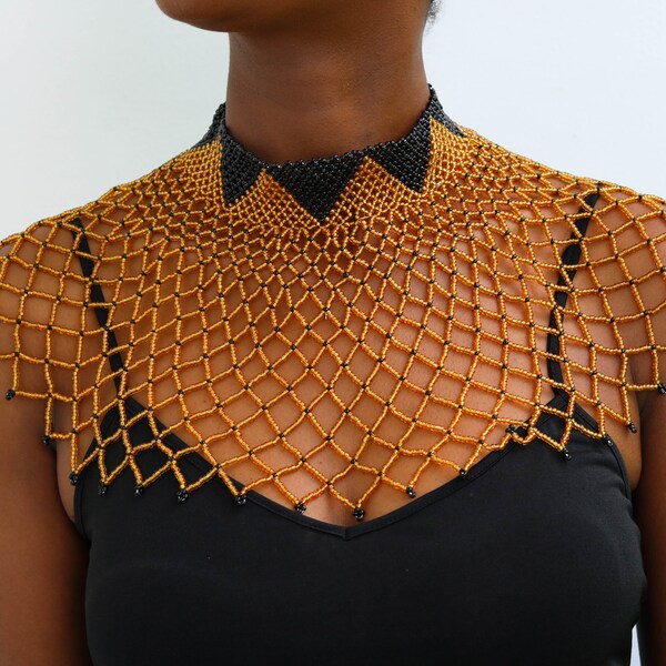 beaded evening shawl