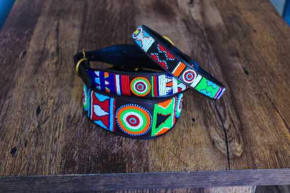 beaded whippet collar