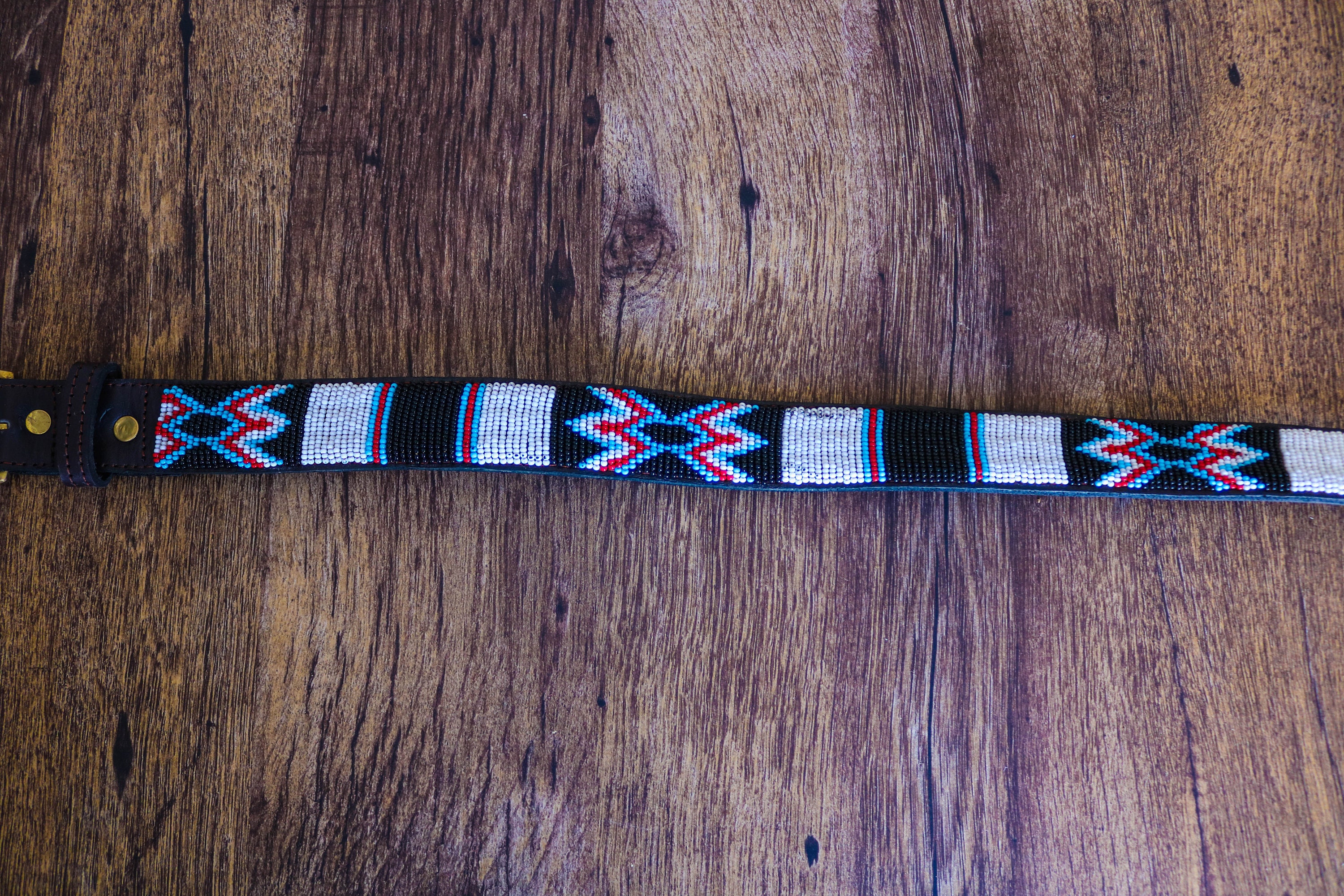 African Beaded Belt Leather Belt Handmade Belt Masai Beaded | Etsy