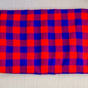 African Maasai Shuka, Maasai Fabrics , Kenyan Kikoy , African Print , African Fabric, African Throw blanket, Safari blanket, Sarong image 6