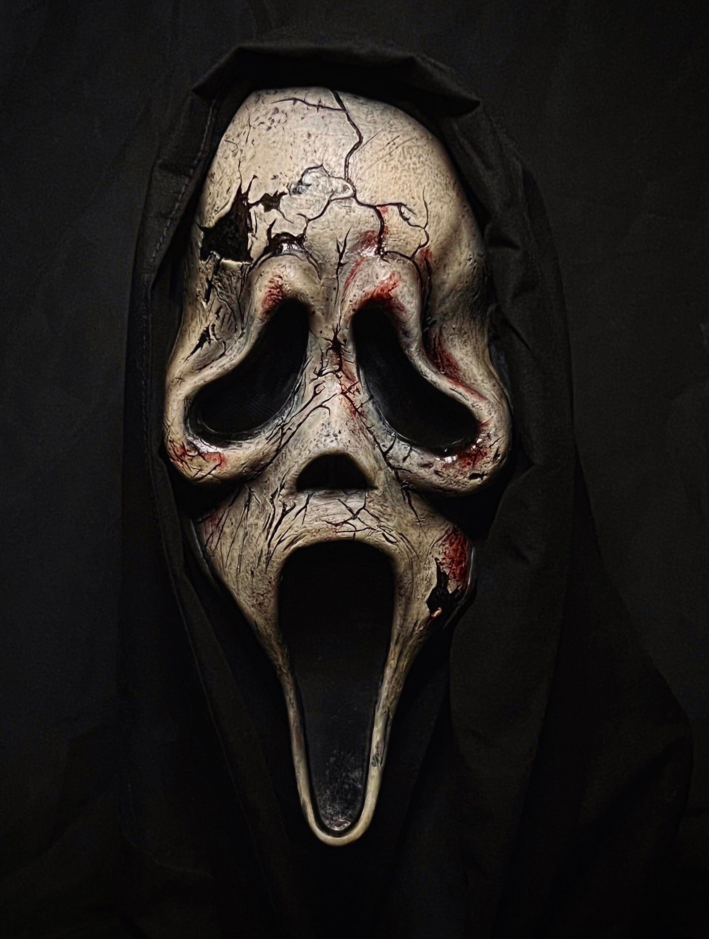 Halloween Mask Realistic Movie Scream Scary Face Creepy Ghost Mask