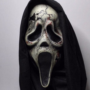 Aged Scream 6 Mask Ghost Face Officially Licensed Funworld