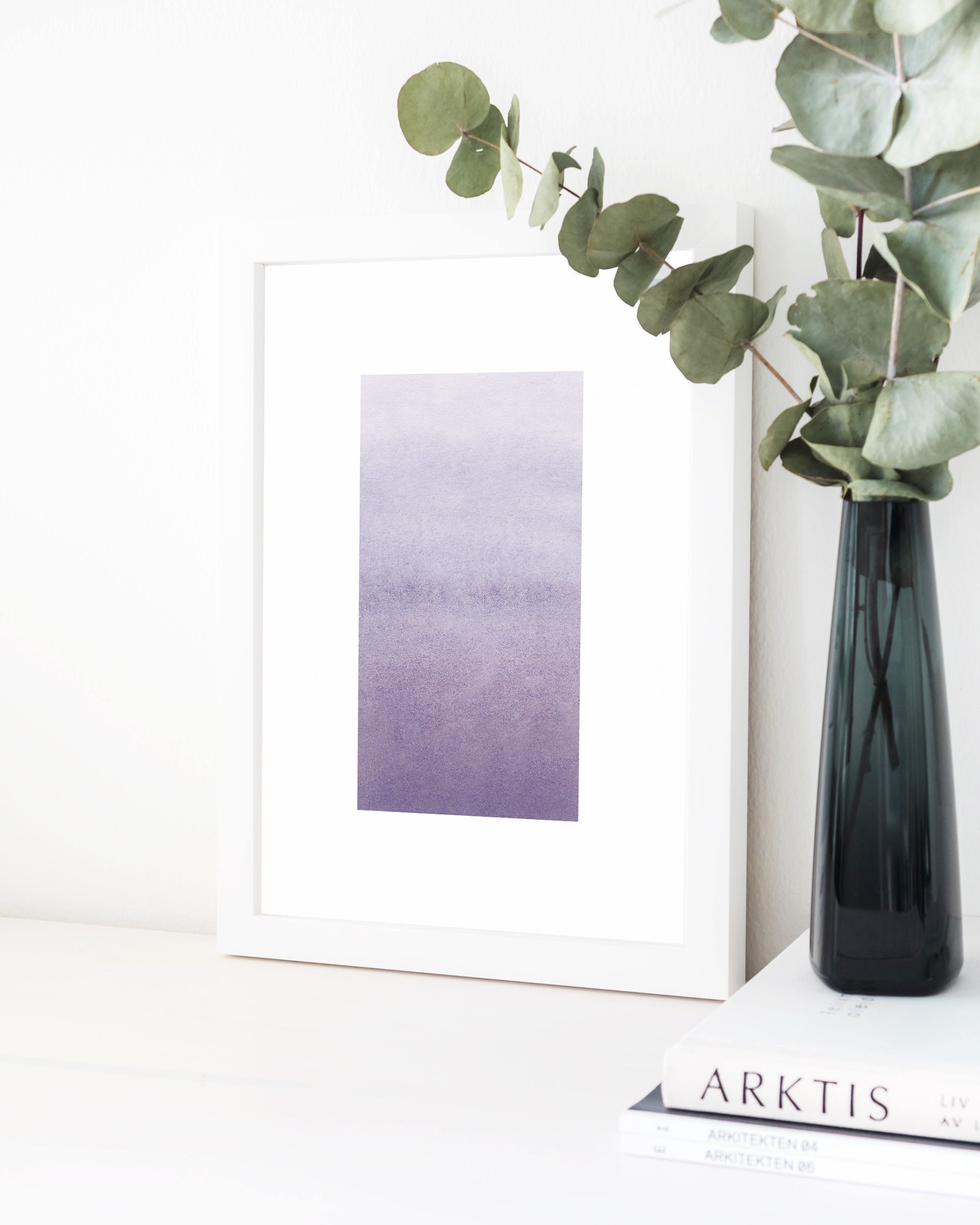 Watercolor Pastel Purple Wall Decor Printable Wall Art Light Etsy