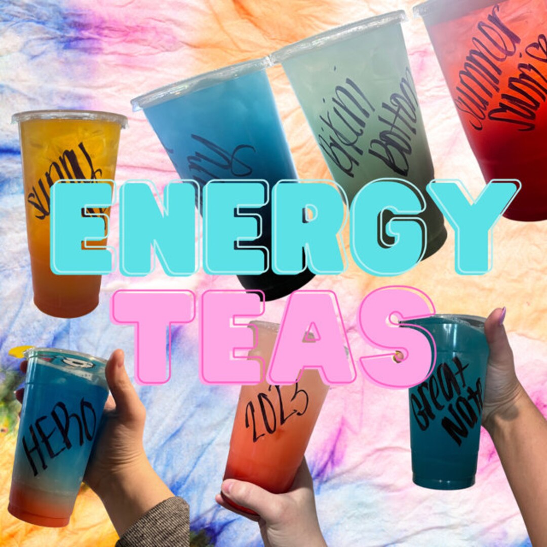 LOADED Teas ENERGY Teas CAFFEINE Drinks Togo Etsy