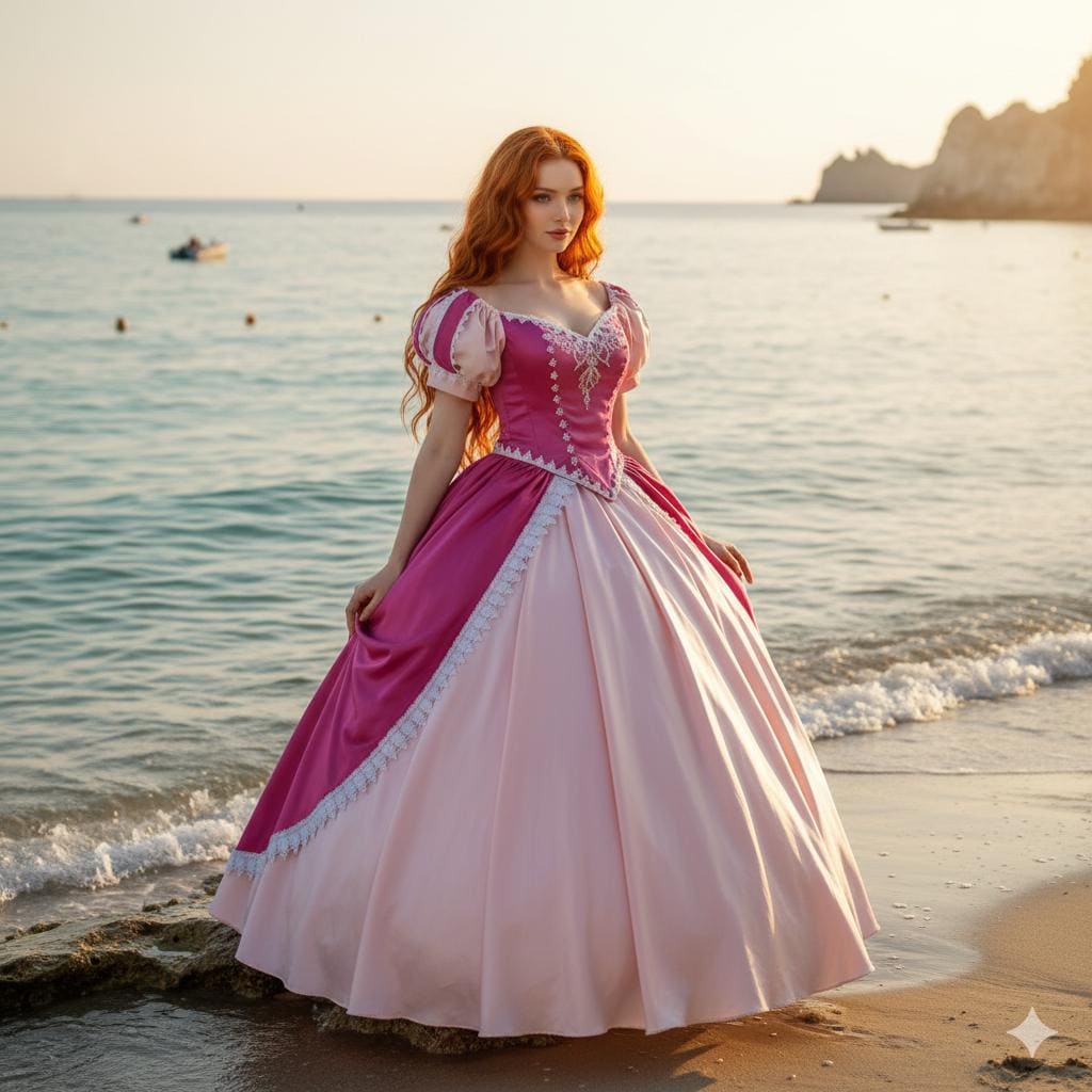 disney princess ariel pink dress Gown & Accessories With her iconic red hair and shimmering tail Little Mermaid Ariel's Pink Princess