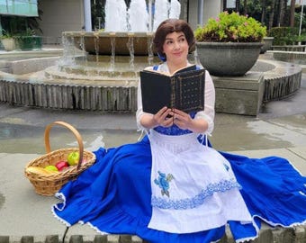 Belle Cosplay Village costume custom made Beauty and the beast Broadway Disney princess
