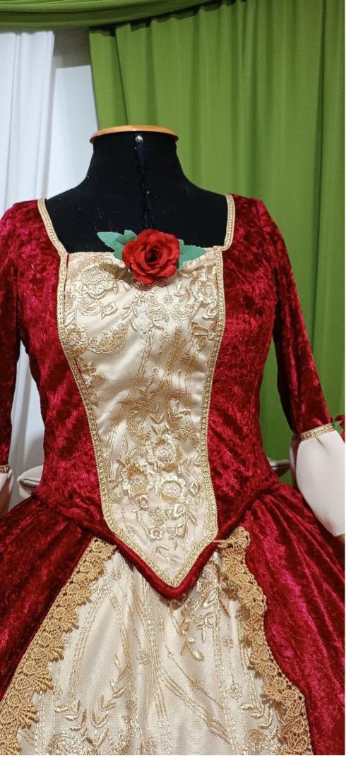Cosplay Belle Christmas Red Dress Custommade Costume for Woman - Etsy
