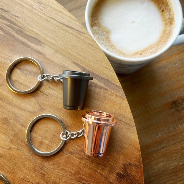 Coffee Lover Mini Series Collectibles Barista Favour Coffee Cup Buono Kettle Keychain Keyring Keycharm Key Chain , Australia Based Seller