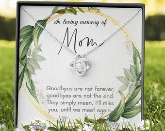 Loss of Mom Gift, Mother Remembrance Gift, Sympathy Gift, Funeral Gift, Mom Memorial necklace, Loss of mother, Miss you mom Keepsake,Jewelry