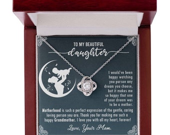 Portachiavi o collana con frase Una mamma capisce... Idea regalo