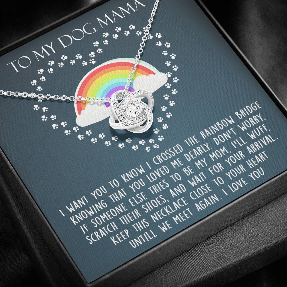 Loss of Dog Memorial Necklace Dog Loss Gifts Rainbow Bridge - Etsy