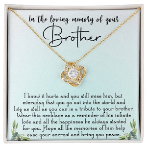 Regalo commemorativo del fratello, regalo di lutto, perdita del fratello, regalo di simpatia funebre per lei, regalo di ricordo, ricordo del fratello, ricordo del fratello