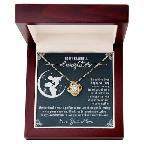 Alla collana suocera regalo di Natale / con biglietto di messaggio / regalo significativo - Italia
