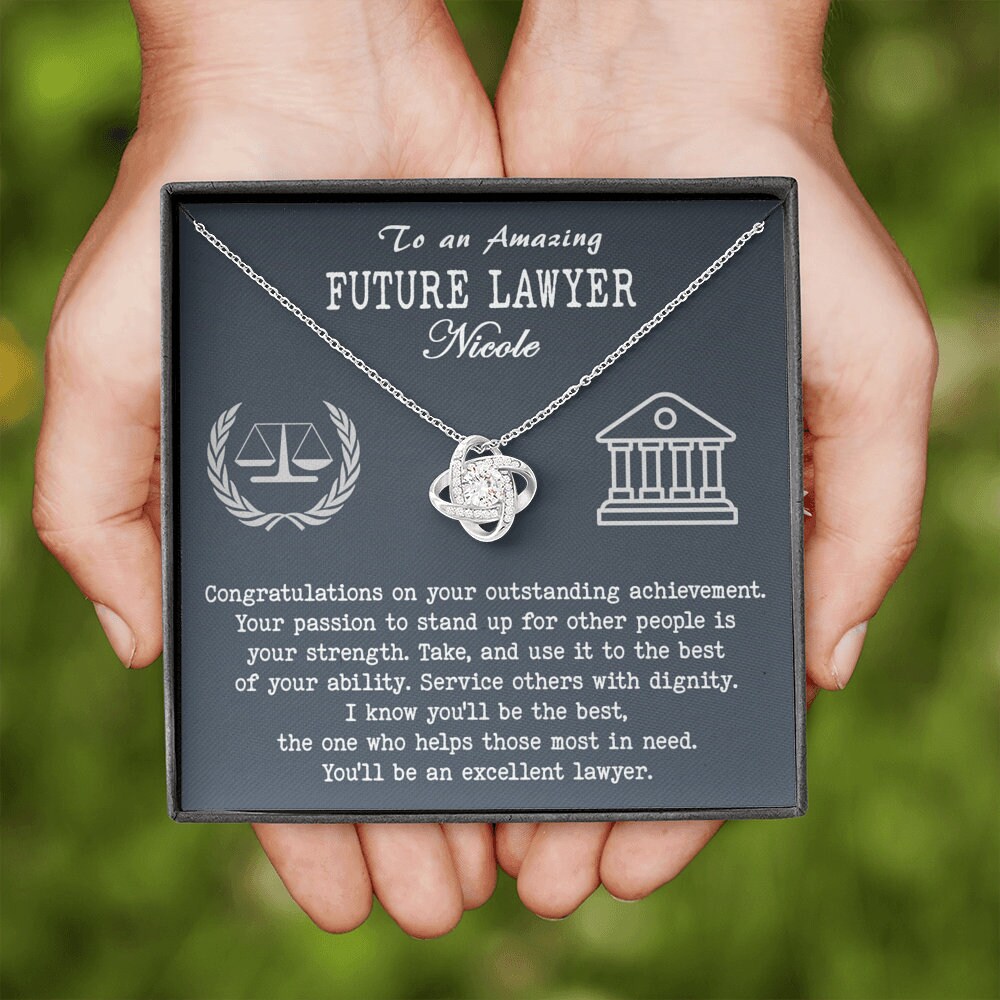 Graduation Gift for Law Student Future Lawyer Necklace Law Etsy UK