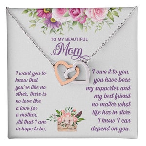 Collier maman, Collier fête des mères, Collier À ma belle maman, Cadeau fête des mères, Cadeau d’anniversaire pour maman, Cadeau fils à maman, fille à maman