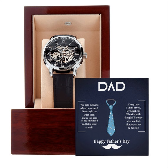 Luxuriöse Uhr für Papa, personalisiertes Geschenk für Papa