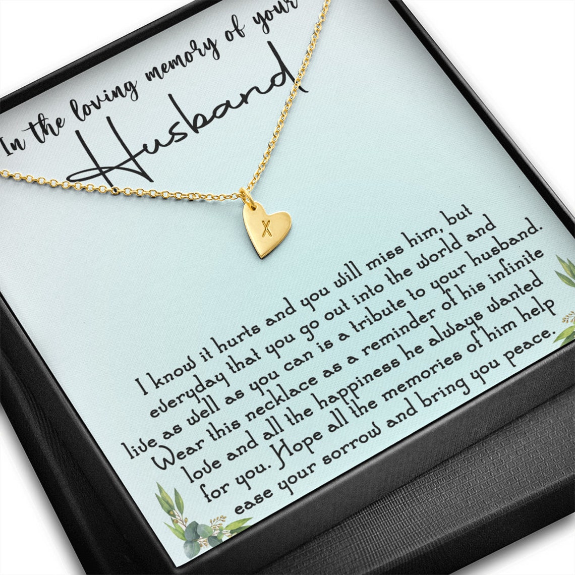 Memorial gift loss of Husband Funeral sympathy gifts Etsy