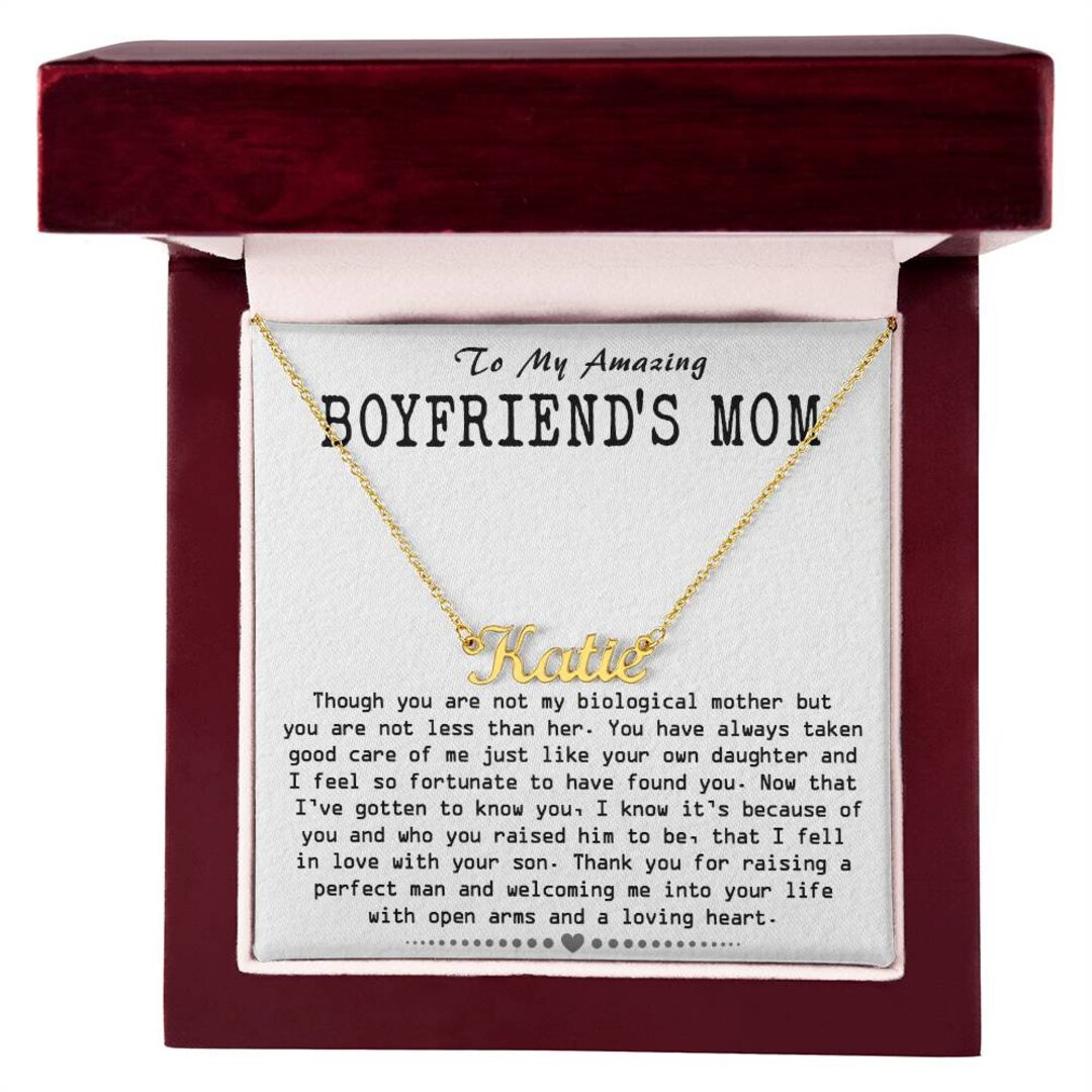 Gift for Boyfriend's Mom, Boyfriend's Mom Gift, to My Boyfriends Mom ...