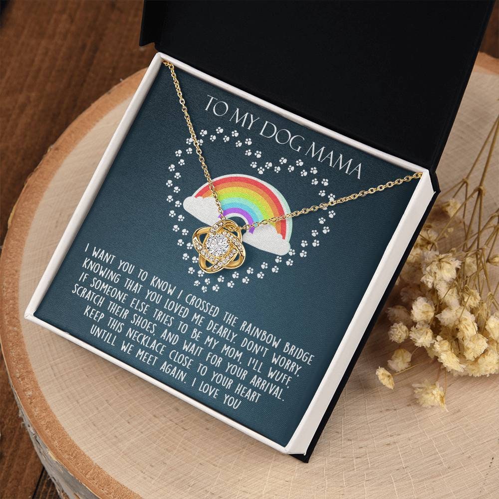 Loss of Dog Memorial Necklace Dog Loss Gifts Rainbow Bridge - Etsy