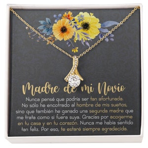 A la Madre de Mi Novio Regalo, Gift for Boyfriends mom, Regalo de cumpleaños Para La Mamá de mi Novio, Boyfriends mom Spanish Gift card