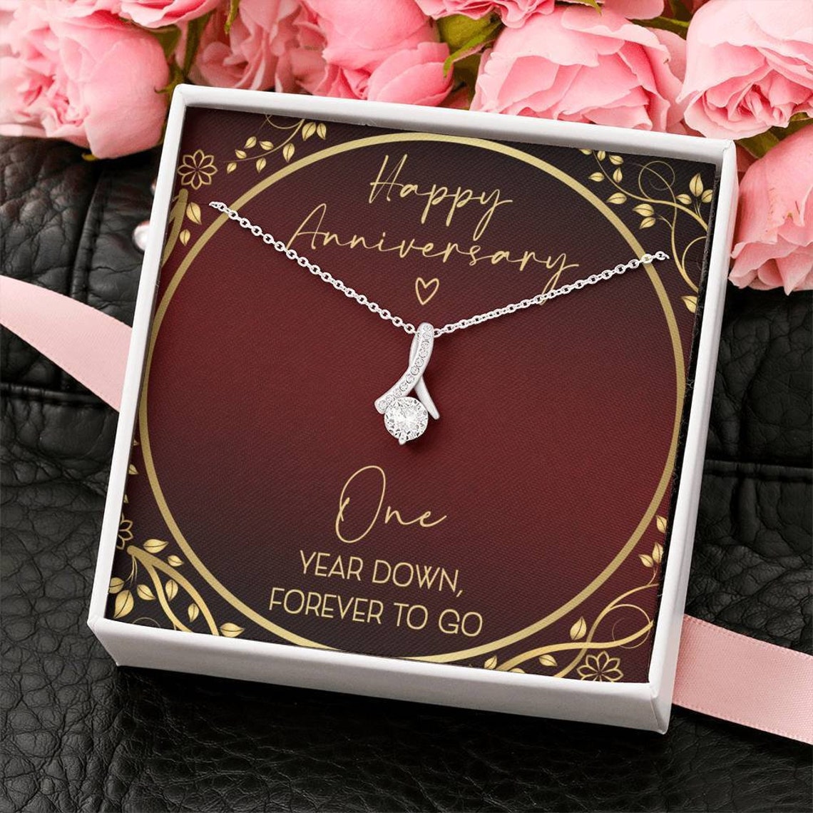 1 Year Anniversary Gift for Girlfriend, First Year Anniversary, One