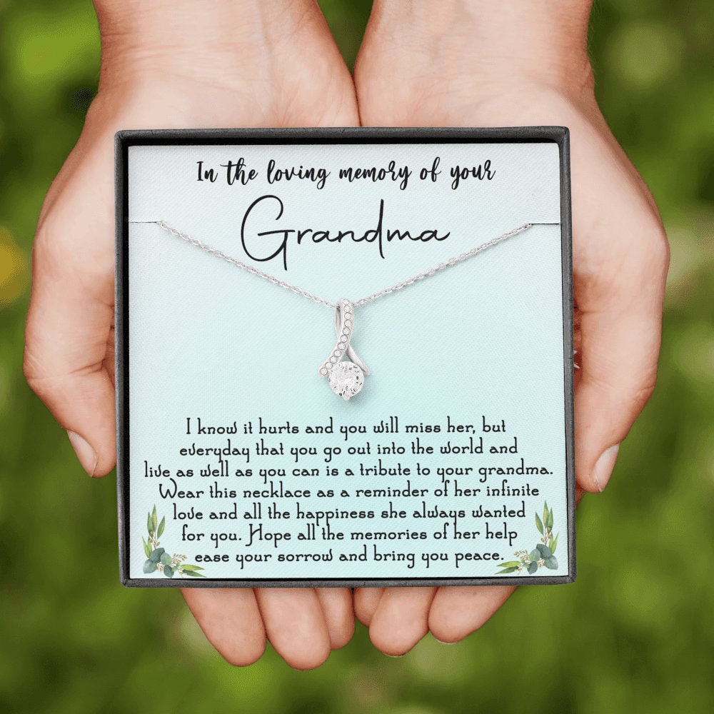 Loss of Grandma, in Memory of Grandma, Grandma Memorial,sympathy Gift ...
