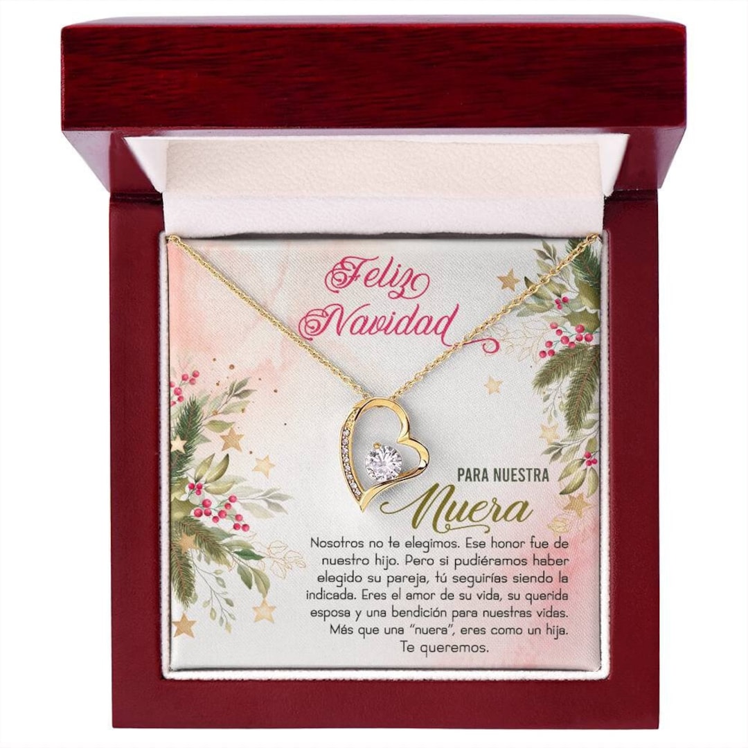 Regalo Para Nuera Spanish Gift,en Espanol Daughter in Law, Feliz Navidad  Gift for Daughter in Law, Spanish Christmas Gifts, First Christmas - Etsy, image size:1080x1080