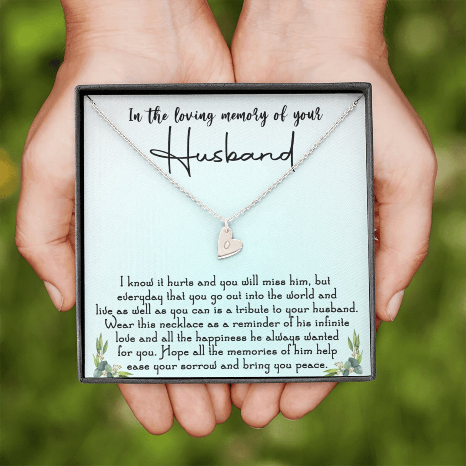 Memorial gift loss of Husband Funeral sympathy gifts Etsy