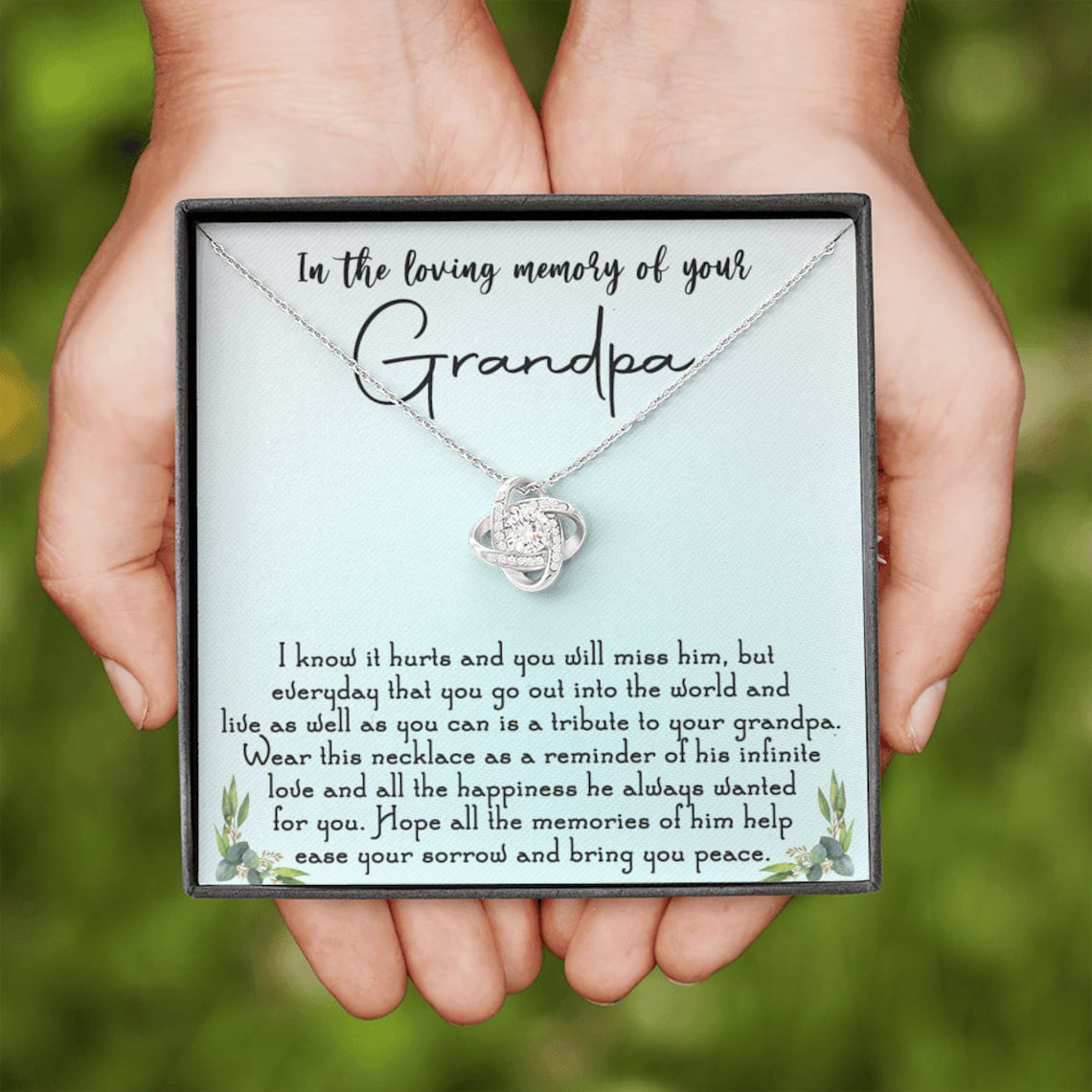 Grandpa Memorial Gift, Bereavement Gift, in Memory of Grandad, Sympathy