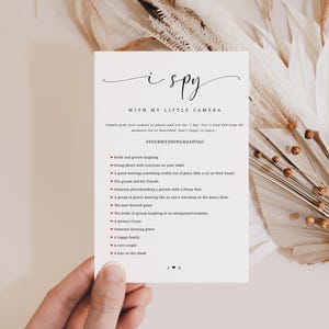 Ik bespioneer bruiloftspel Leg de liefde vast foto speurtocht bruiloft gamekaart, minimalistisch, receptiespel, bruiloftsfotojachtspel