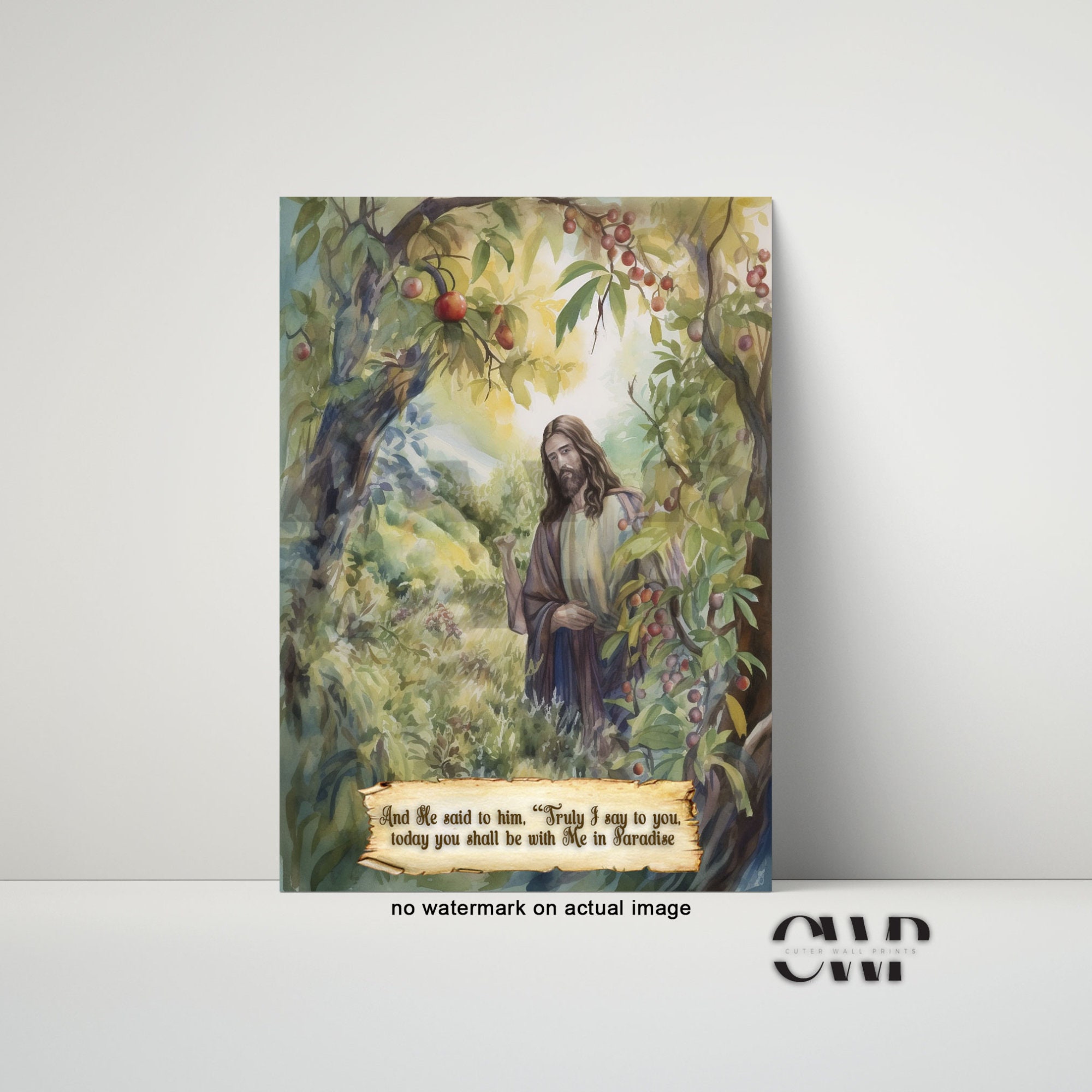 Garden of Eden Follower of Jesus Catholic Art Picture of - Etsy