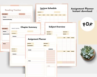 student planner ut Student planner | Canva template | editable in canva | commercial use |