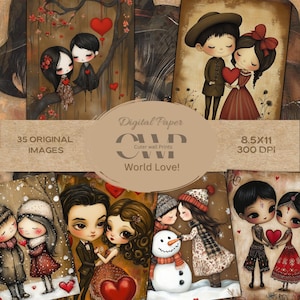 IMAGES FANTASTIQUES DE LA SAINT-VALENTIN| cartes, travaux manuels, scrapbooking, couvertures de livres, 35 images nettes d'amour du monde entier