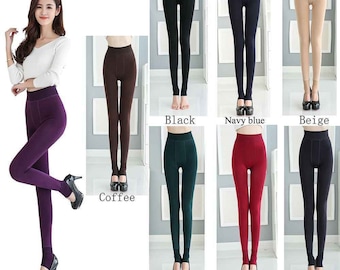 faux fur leggings